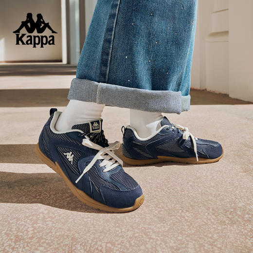 Kappa卡帕背靠背网面德训鞋女款夏季新款板鞋透气薄底复古运动鞋K0F65BB14 商品图2