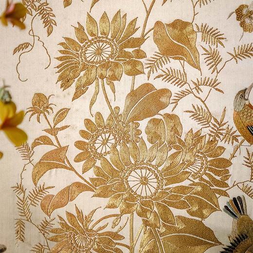 【已售】独角鹿西洋古董 中国清代出品「锦上添花」传统东方花鸟主题粤绣挂屏 商品图6