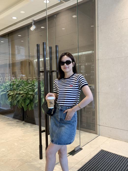 原版罗意条纹定位显瘦海魂衫弹力T恤 商品图2