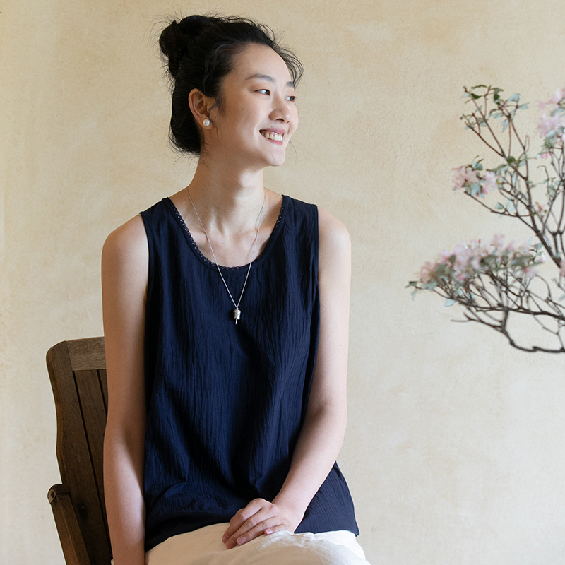 牧衣游原创 60支新疆棉马夹夏季百搭背心 花有约【不支持会员折】