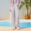 半身缘女裤 夏季轻薄透气可调整抽绳中直筒工装裤252102P17802833 商品缩略图1