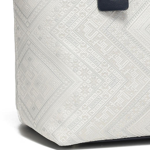 壮锦-素白小托特包 商品图2