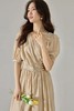 Le Malene 经典卡其收腰连衣裙 20304 商品缩略图1