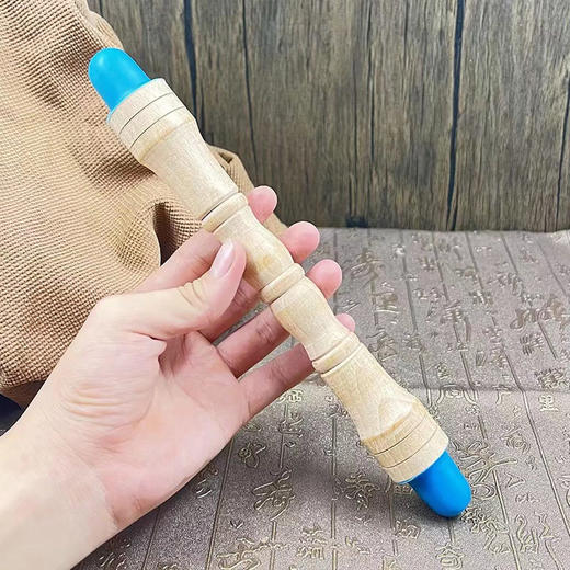棒木双头点穴棒 原始点自我按推 原始点痛点按压 家用经络穴位按摩器26.5CM/30CM 商品图1