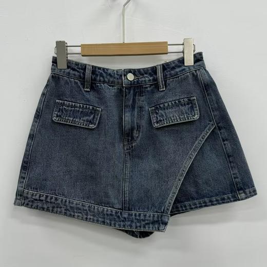 MZ简约百搭牛仔裤裙（蓝）夏季152040100321 商品图0