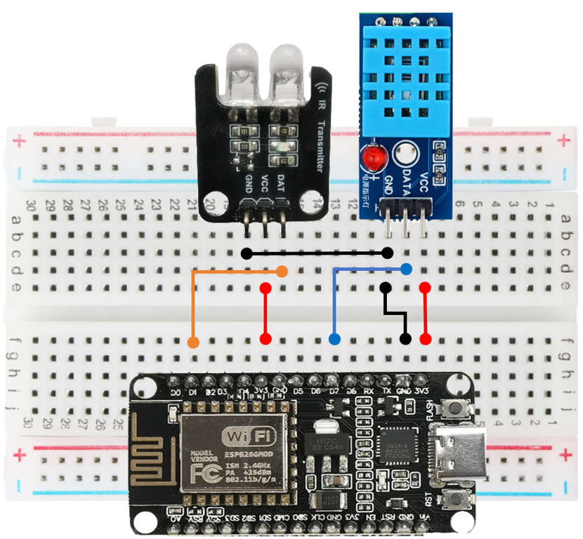 新版物联网作品--远程红外空调