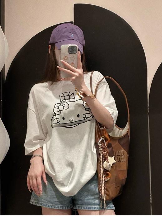 节前福利福利❗️西太后新款𝐓恤 𝐤𝐢𝐭𝐭𝐲猫联名+刺绣（日本限定） 商品图6