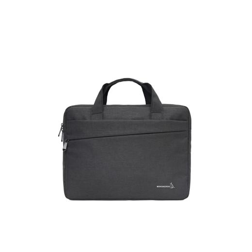 美都袋鼠/MDKANGROO 休闲黑色灰色牛津布手提电脑包可放15.6英寸笔记本电脑MDXXB4008-A（黑） 商品图1