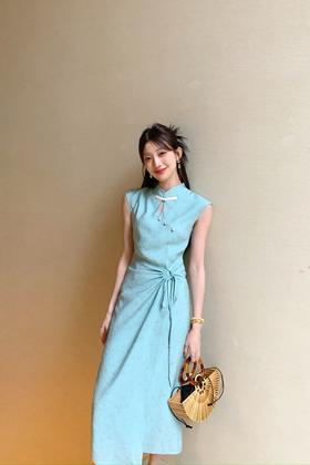 ELLA JADE 新中式设计感盘扣连衣裙 20303