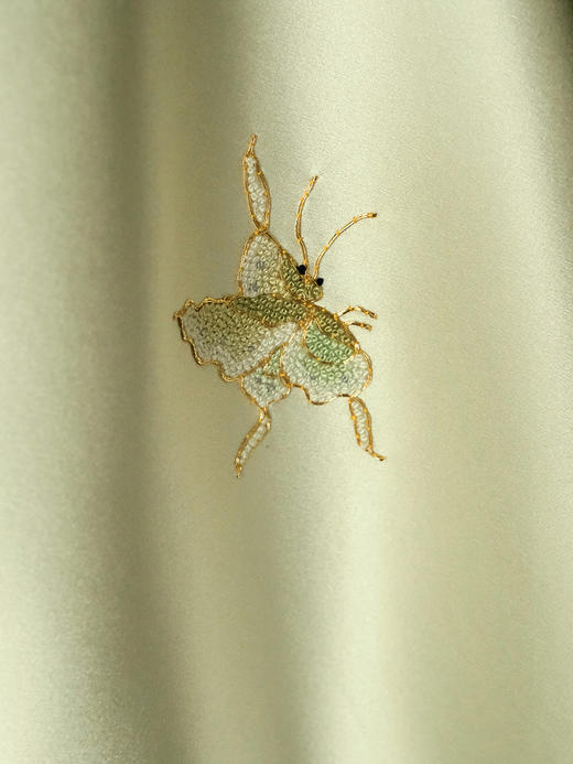 盛唐牡丹大师系列| 重工盘金团花外套-黄绿 商品图1