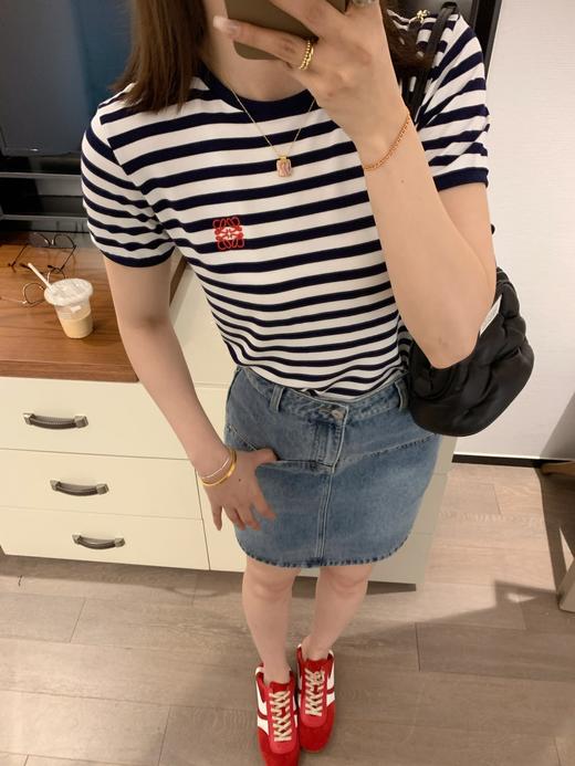 原版罗意条纹定位显瘦海魂衫弹力T恤 商品图4