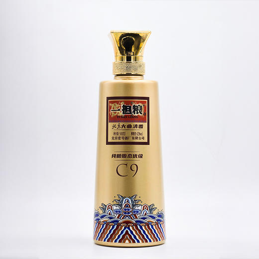 【酒厂直营】一担粮北京大曲清香C9 高端盒装酒 清香型白酒（1瓶装）42%vol. 商品图1