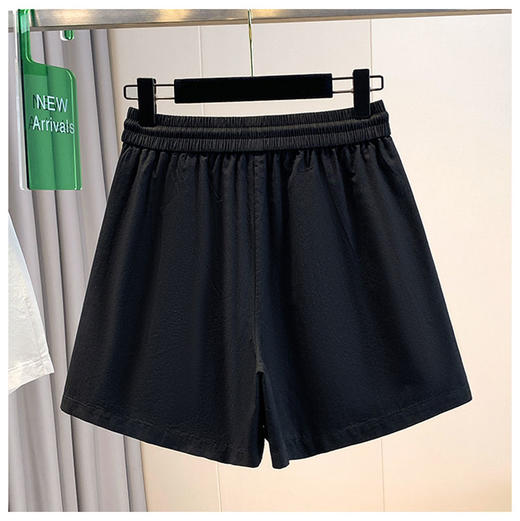 半身缘女裤 夏季薄款凉感宽松显瘦百搭纯棉三分短裤252302U80302890 商品图2