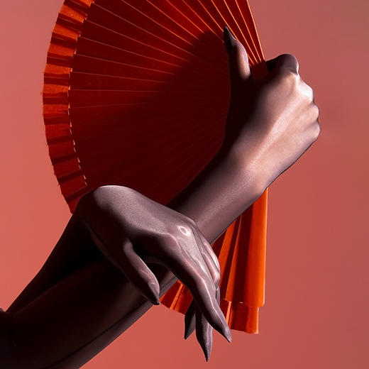 纵锦浪里 油光超薄五指丝袜手套情趣用品 商品图4