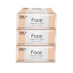 洁柔 百花香味软包抽纸巾120抽3包装/提
