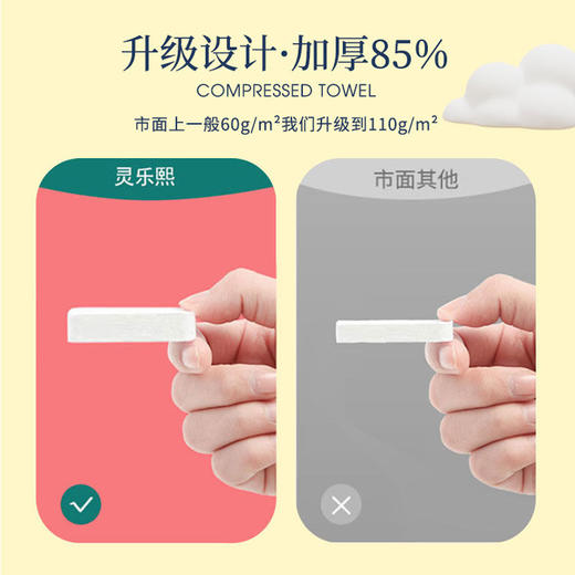 iLilace灵乐熙卡通压缩毛巾 商品图4