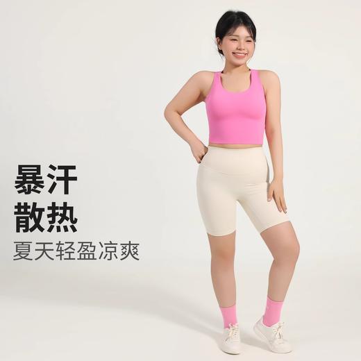 【限时秒】YOGACODE【火树银花系列】大码运动内衣可拆卸胸垫点胶贴合遮副乳透气美背DWB215436 商品图4