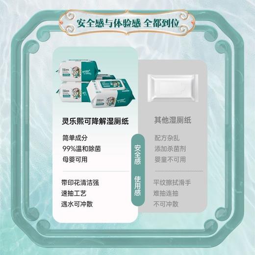 iLilace灵乐熙可降解湿厕纸 60片装 商品图4
