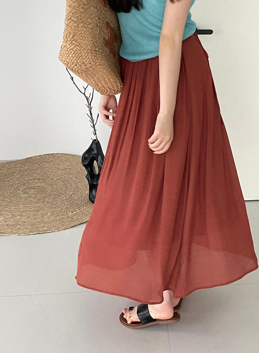 凉爽透气高腰文艺飘飘裙 商品图6