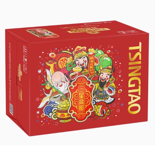 青岛啤酒三星高照福禄寿 500ml*12听/箱  青岛一厂生产 商品图2