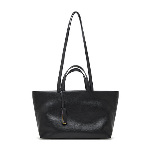 【预售3天】通勤质感托特包2025新款小众设计单肩包大容量复古包D2907 商品图4