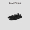 ROMI STUDIO“简约优雅”黑色极简网面方头平底芭蕾鞋 RWCRP33893 商品缩略图0