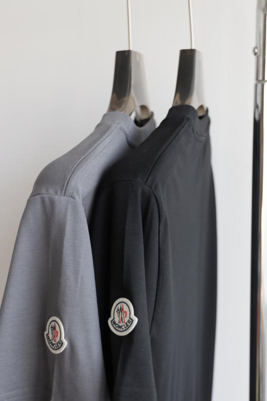 萌口 水溶棉 立体字母印花 丝光圆领短袖T恤 TX507 商品图3