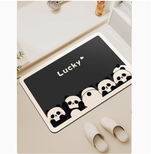 慢说厨房长地垫防滑防油可擦免洗硅藻泥吸水垫门口耐脏脚垫子家用地毯 商品图4