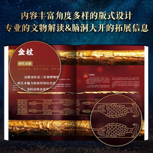 十点出版｜三星堆全书 | 181件珍稀藏品，608页重磅巨制，1375张全彩高清大图，涵盖历史、文化、考古、艺术、导览……探寻古蜀王国神秘起源，看千年中华文明奇迹 商品图7