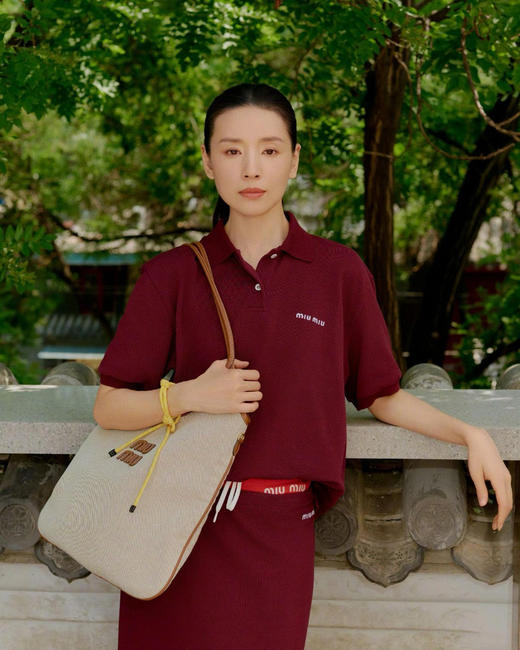 MIU缪原版原单棉珠复古POLO衫T 商品图1