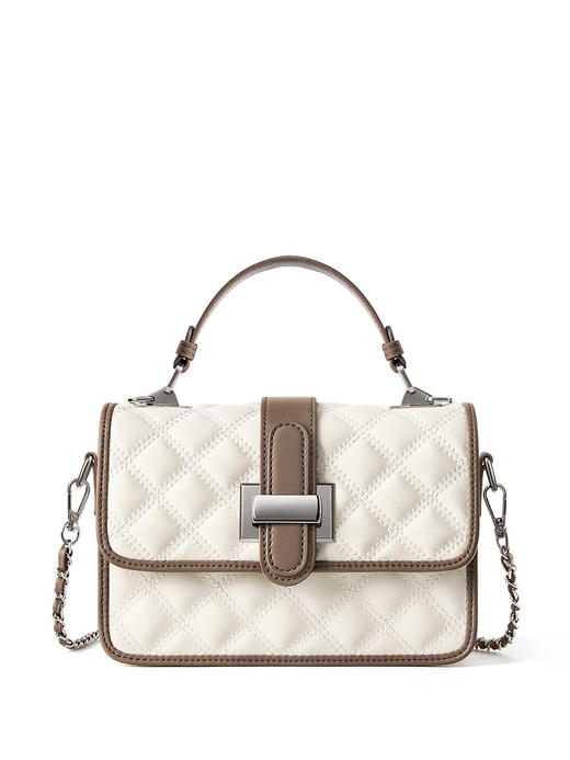 【预售3天】通勤女包百搭流行菱格单肩包2025新款高级感斜挎包D2677 商品图1