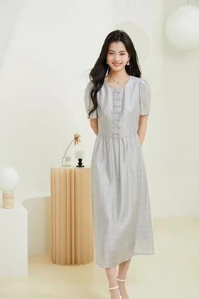 Le Malene 新中式国风盘扣连衣裙 20315