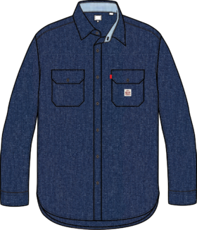 LEVIS男牛仔衬衫A57720007