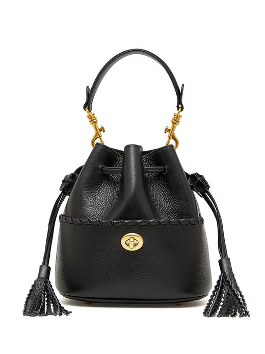 【预售3天】小众流苏抽绳包包单肩斜挎包时尚水桶包D3087 商品图7