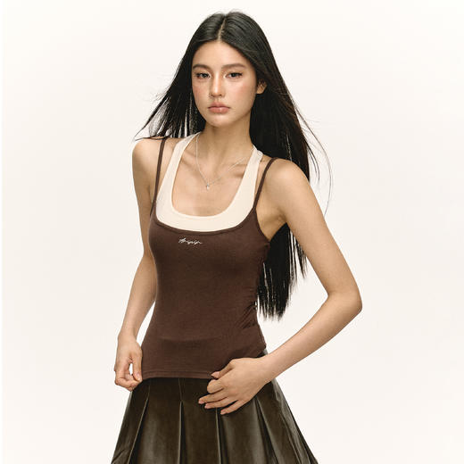 Ariseism美式复古辣妹吊带背心女夏季新款修身内搭外穿上衣 商品图2