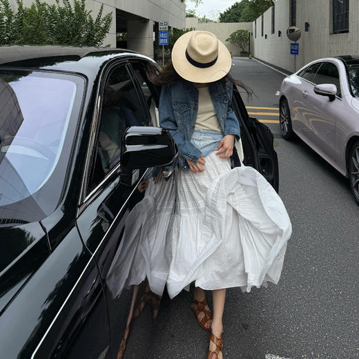 ROMI STUDIO“夏日清新”格纹印花撞色线全棉复古方巾 RWCSPR2695 商品图4