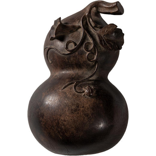 清	紫檀木雕葫芦形镇纸 商品图5