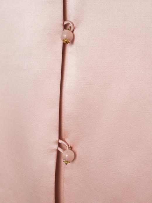 盛唐牡丹大师系列| 重工刺绣西厢丝毛外套-红梅粉 商品图7