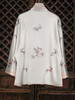 盛唐牡丹大师系列| 重工盘银喜鹊蝴蝶平针绣外套 商品缩略图5