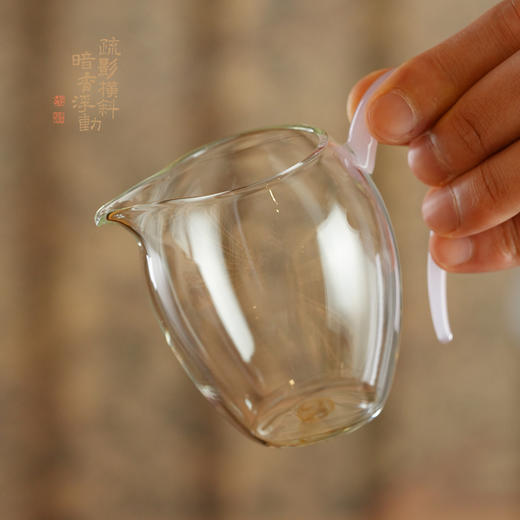 暗香疏影/迷你郁文匀杯/高硼硅玻璃迷你公道杯茶海分茶器 商品图2