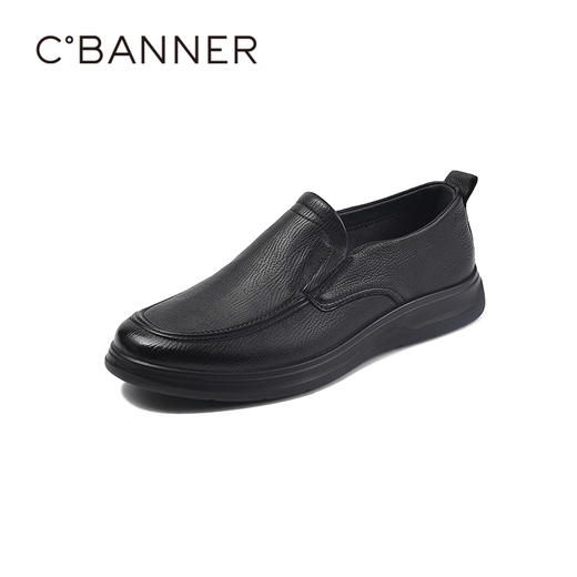 千百度秋季质感羊皮鞋面透气牛皮垫脚经典柔感鞋A25467514 商品图0