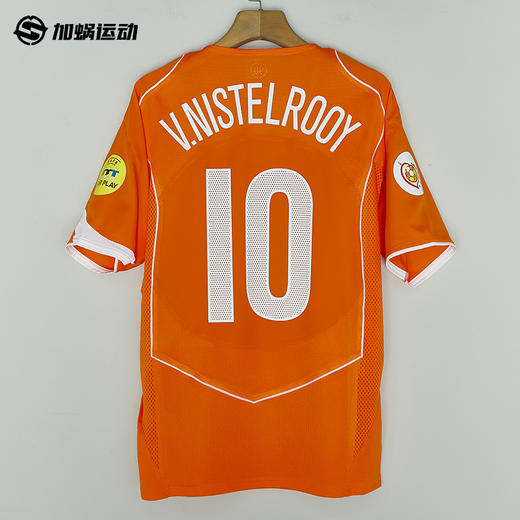 【送印号臂章】SFS耐克NIKE2004欧洲杯荷兰主场复刻T90球衣短袖足球服HV4427-819 商品图1