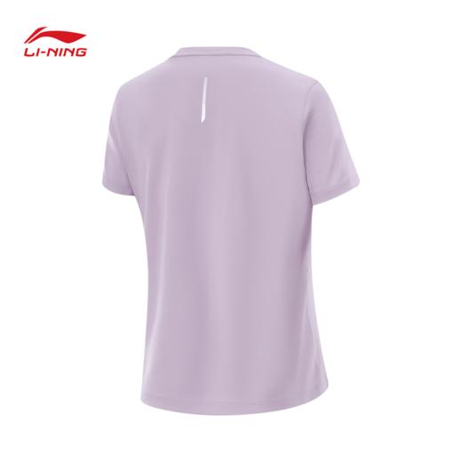 李宁短袖T恤女子25夏季新款健身印花LOGO舒适亲肤冰感运动上衣ATSV346 商品图3