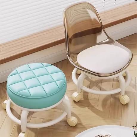 滑轮矮凳家用万向轮门口懒人换鞋凳多功能美缝轮滑椅子坐凳小板凳 商品图1