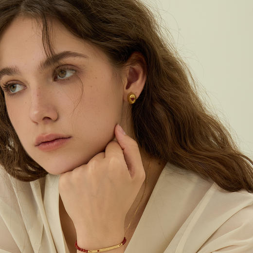 ARSIS银饰｜秘密花园系列 仲夏心愿耳钉 商品图2