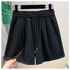 半身缘女裤 夏季薄款凉感宽松显瘦百搭纯棉三分短裤252302U80302890 商品缩略图1