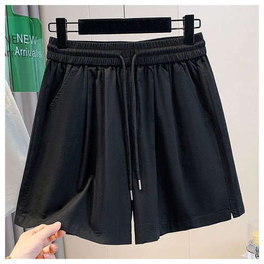 半身缘女裤 夏季薄款凉感宽松显瘦百搭纯棉三分短裤252302U80302890 商品图1