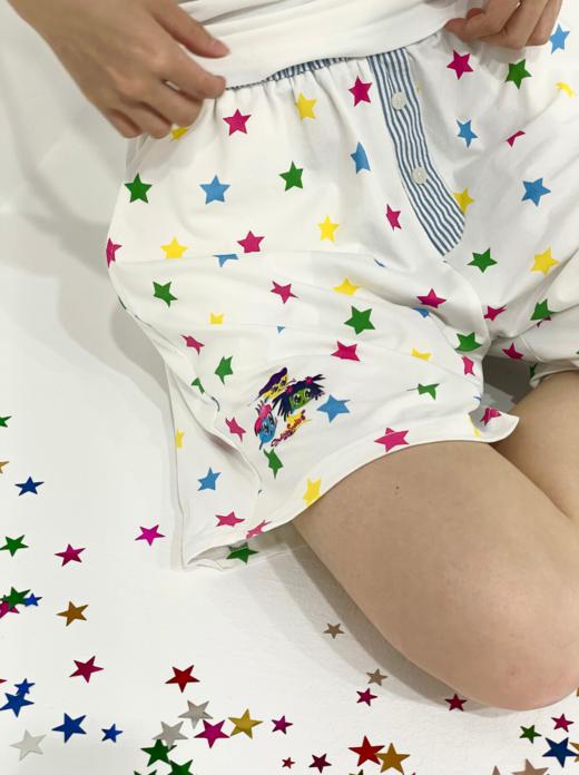 CryingSnakes2025哭喊3C蛇年系列彩色多巴胺星星休闲短裤居家睡裤 商品图4