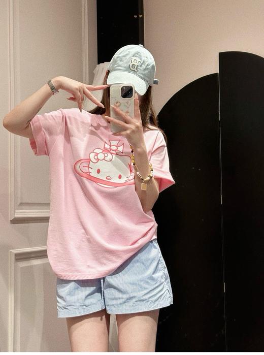 节前福利福利❗️西太后新款𝐓恤 𝐤𝐢𝐭𝐭𝐲猫联名+刺绣（日本限定） 商品图9