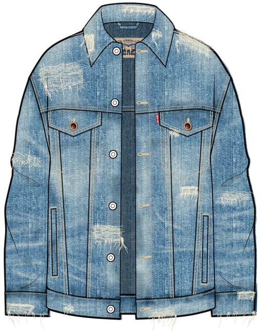 LEVIS男牛仔夹克0016X0000 商品图0
